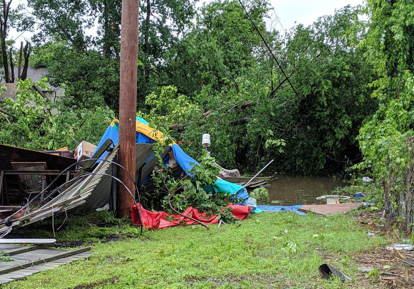 North Tulsa storm damage